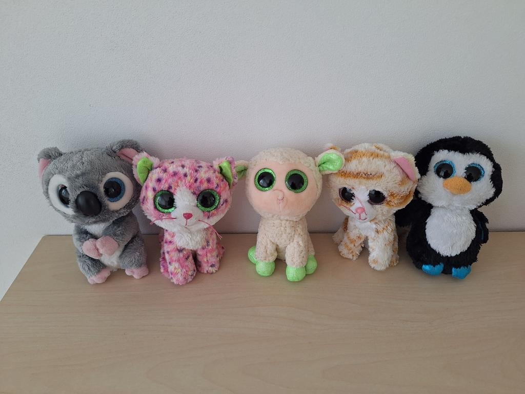Ty Beanie Boo knuffels € 1,50 per stuk, Ophalen of Verzenden, Zo goed als nieuw, Overige typen