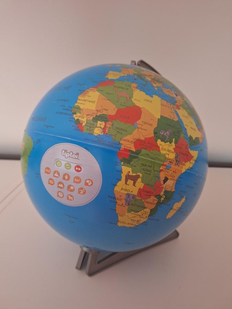Tiptoi Wereldbol - Interactieve Educatieve Globe 30 cm, Kinderen en Baby's, Speelgoed | Educatief en Creatief, Ophalen of Verzenden