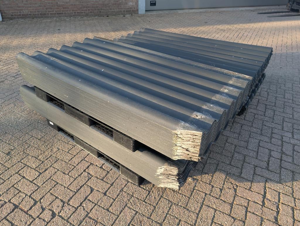 Eternit golfplaten 2120mm bj2021, Ophalen, Gebruikt, Zwart, 15 m² of meer