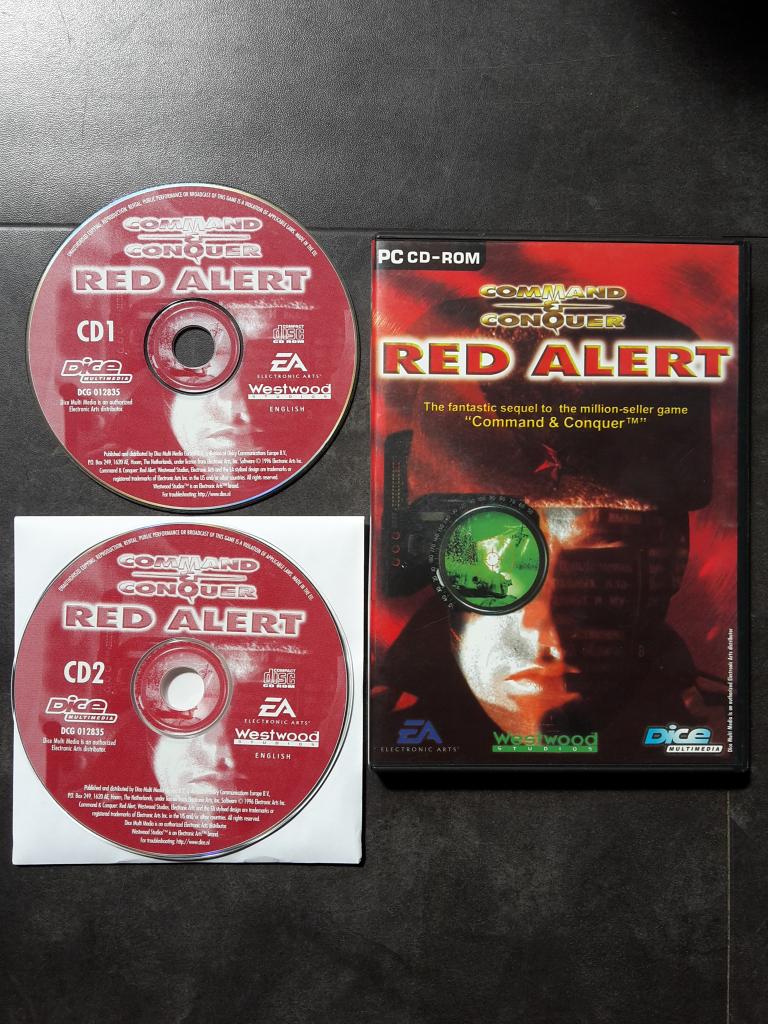 PC Game - Command & Conquer Red Alert - CD Rom, 1 speler, Ophalen of Verzenden, Zo goed als nieuw, Strategie en Constructie