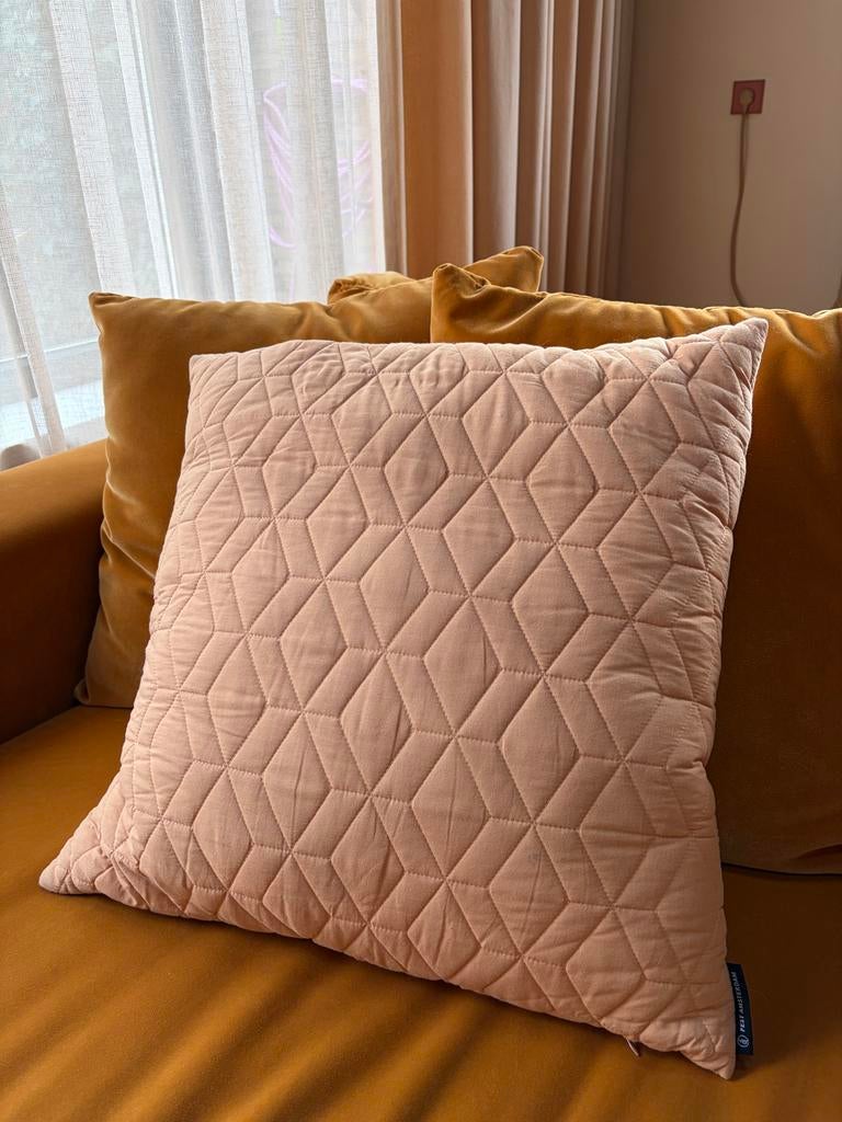 Fest Amsterdam kussen koraal 60x60, Ophalen of Verzenden, Gebruikt, Roze, Vierkant