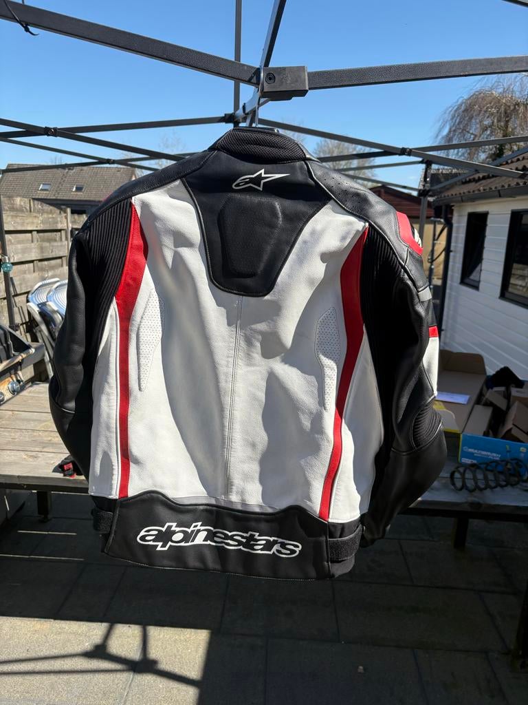 Alpinestars Motegi V1 Leren Motorjas Maat 58, Motoren, Kleding | Motorkleding, Ophalen of Verzenden, Tweedehands, Heren, Jas | leer