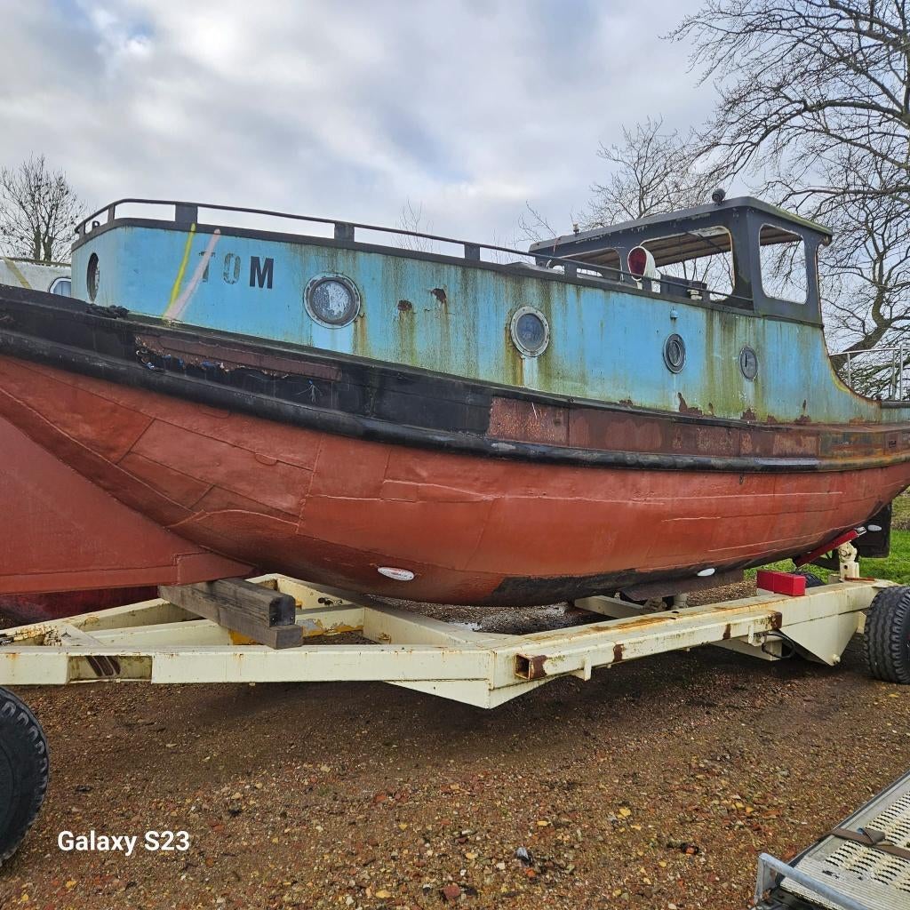 Sleepboot Casco, Watersport en Boten, Ophalen, Gebruikt, Staal, Diesel