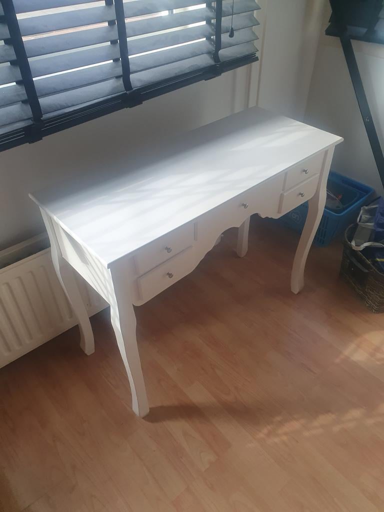 Make-up tafel , zeer zeer goede staat , 5 lades, 100 tot 150 cm, Zo goed als nieuw, Rechthoekig, 50 tot 100 cm