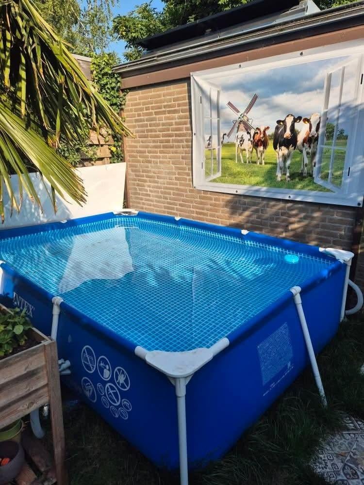 Intex Zwembad met Pomp - 300x200x70 cm, Tuin en Terras, Zwembaden, Ophalen, Gebruikt, Opzetzwembad, 200 tot 400 cm