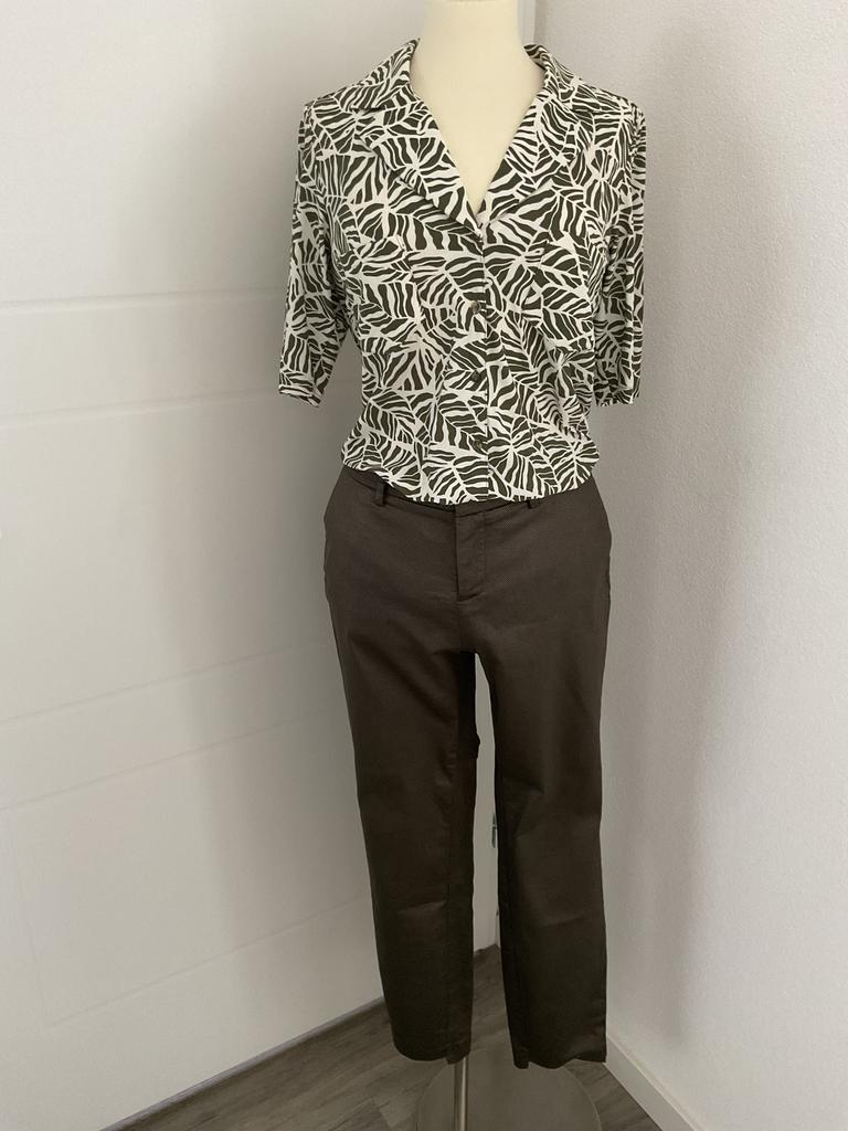 Yaya mooie groene broek maat 40, Maat 38/40 (M), Ophalen of Verzenden, Zo goed als nieuw, Lang