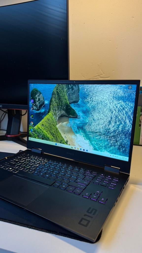 HP Omen 15 Gaming Laptop | RTX 3060 | Accu defect| i7-10750H, Computers en Software, Ophalen, Gebruikt, Met videokaart, Gaming