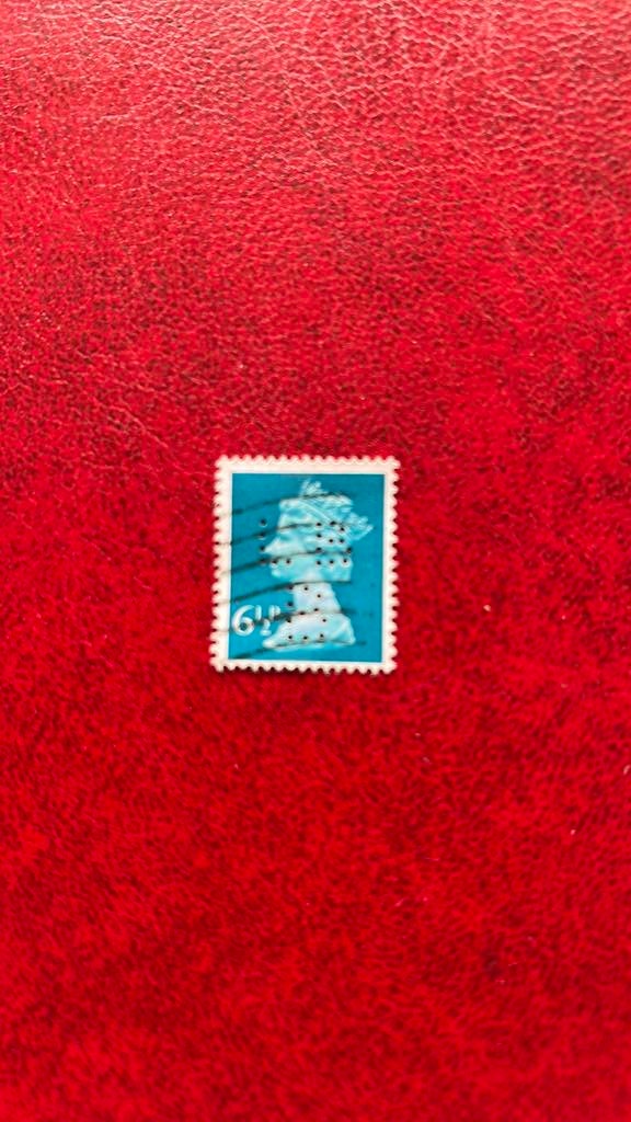 Engeland Elisabeth geponst 6 1/2 p, Postzegels en Munten, Postzegels | Europa | UK, Verzenden, Gestempeld