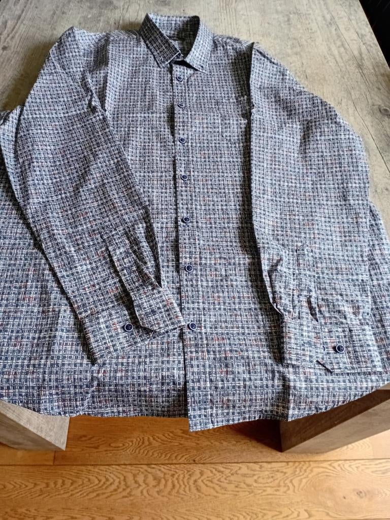 Heren overhemd., Ophalen, Blauw, Nieuw, Overige halswijdtes