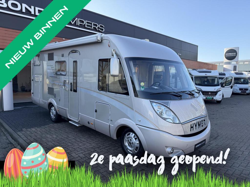 Hymer B 674 SL Automaat Enkele Bedden E&P Level Boven kasten, Airbags, Tot en met 2, 7 tot 8 meter, Bedrijf
