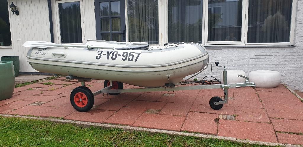 Zodiac Cadet 240 RIB, Ophalen, Aluminium, Benzine, Minder dan 70 pk