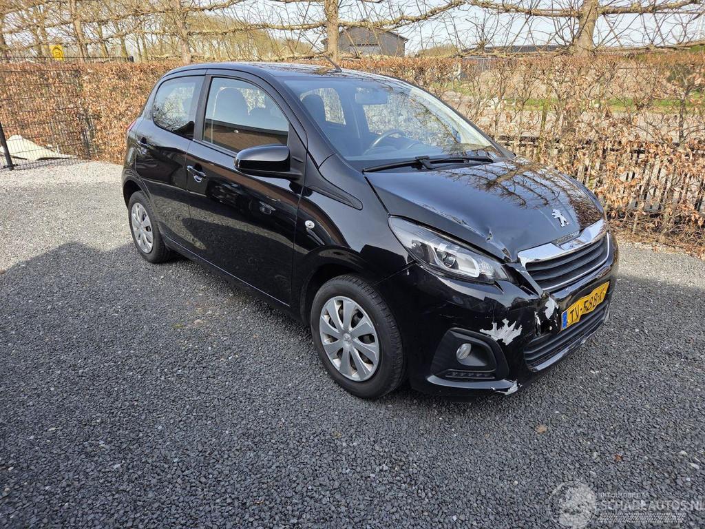 Peugeot 108 (bj 2018), Auto diversen, Zwart, 998 cc, Benzine, Hatchback