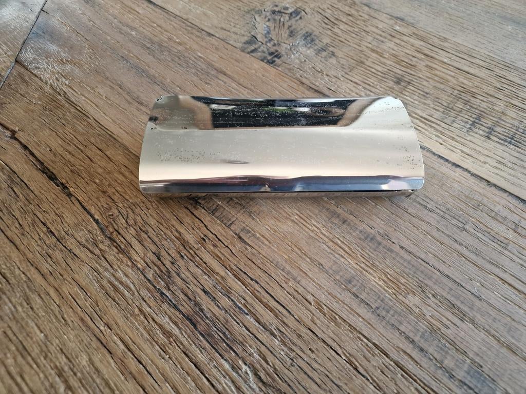 vintage verzilverd silverplate tafelschuier of kruimelveger., Ophalen of Verzenden