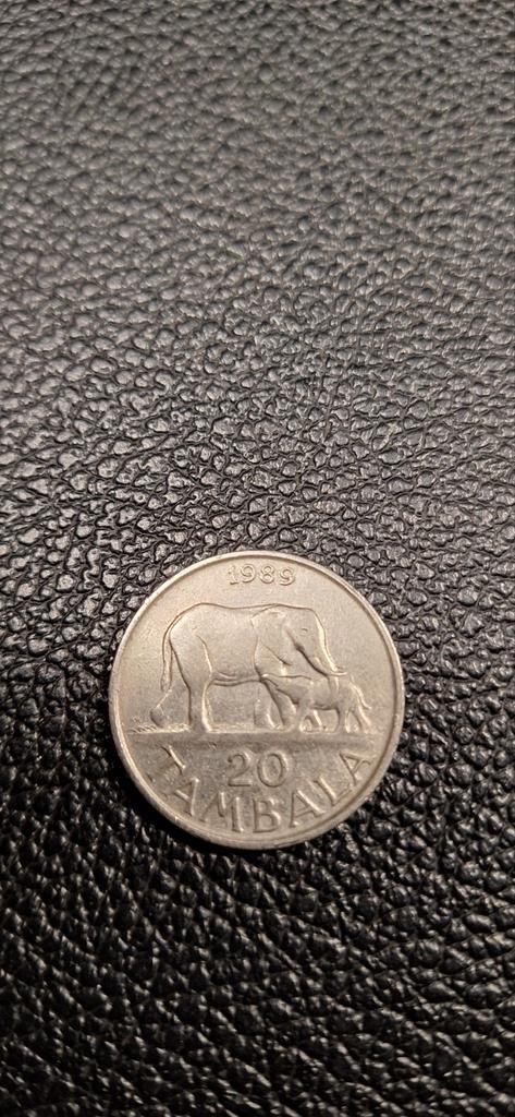 Malawi 20 tambala 1989, Ophalen of Verzenden, Overige landen