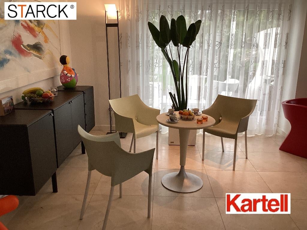 Design stoelen Dr. No design Philippe Starck retro vintage, Huis en Inrichting, Stoelen, Ophalen, Zo goed als nieuw, Overige materialen