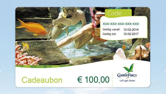 Centerparcs voucher Gezocht, Drie personen of meer, Kortingskaart