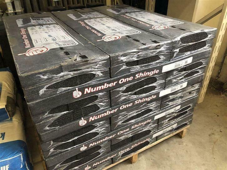 Dak shingles zwart - €34,95 per pakket van 3m²