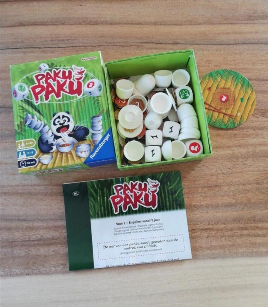 Paku Paku, stapel spel, Vijf spelers of meer, Ophalen of Verzenden, Zo goed als nieuw