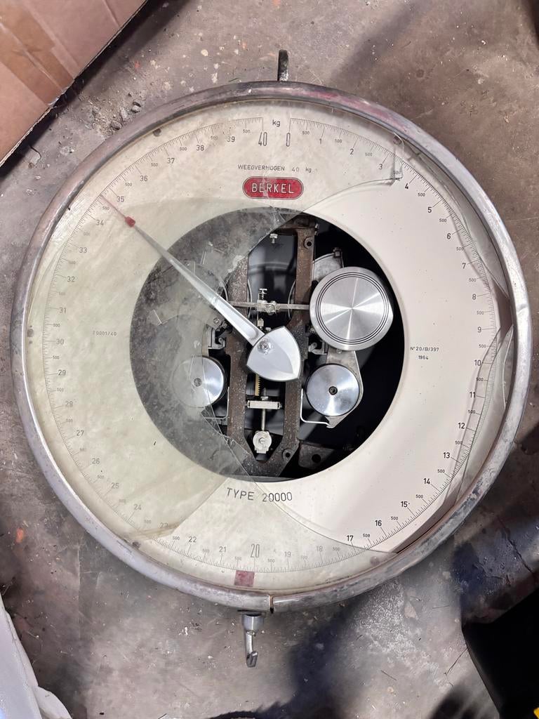 Berkel weegschaal Type 20000, Ophalen
