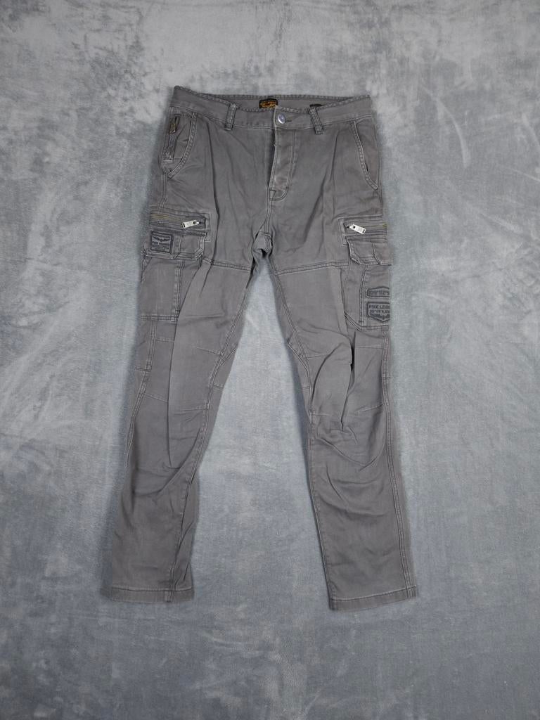 Pme Legend Broek Cargo W32 L32 Grijs Jeans Pall Mall, Maat 48/50 (M), ., Ophalen of Verzenden, Zo goed als nieuw