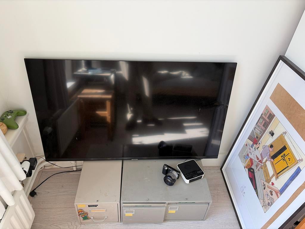 Defecte Samsung 55 inch TV (2023), Audio, Tv en Foto, Televisies, Ophalen, Niet werkend, 100 cm of meer, Samsung