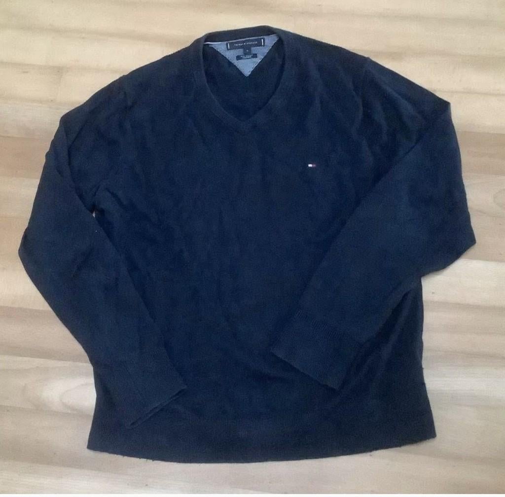 Tommy Hilfiger trui maat M, en polo maat M, Ophalen of Verzenden, Zo goed als nieuw, Blauw