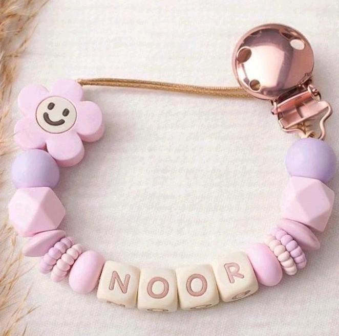 Speenkoord Noor  (naam is aanpasbaar)🌸, Ophalen of Verzenden, Nieuw