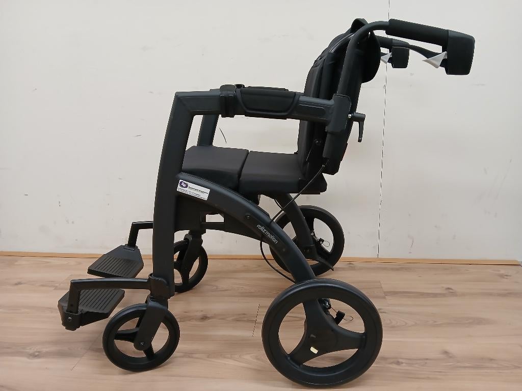 Rollz Motion 2 in1 Rollator/Rolstoel, Ophalen, Opvouwbaar, Nieuw