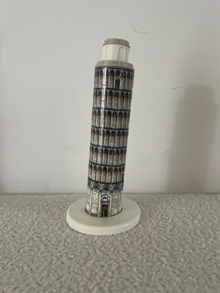 3D Puzzel Toren van Pisa - Compleet en Klaar voor Verzending, Ophalen of Verzenden, Minder dan 500 stukjes, Zo goed als nieuw
