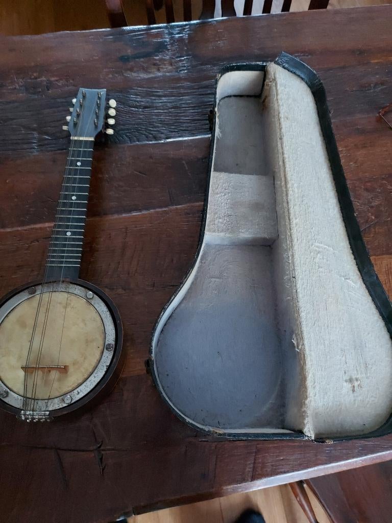 Mandolinebanjo, Muziek en Instrumenten, Snaarinstrumenten | Banjo's, Ophalen, Gebruikt, Mandolinebanjo