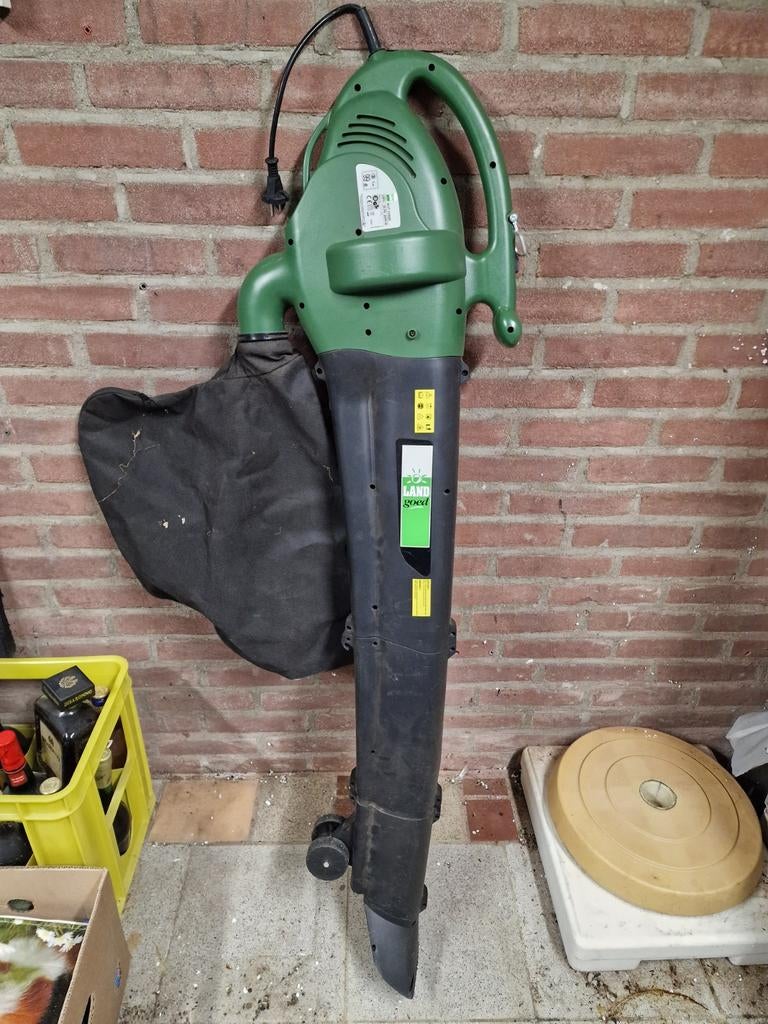 Bladblazer, Tuin en Terras, Bladblazers, Ophalen, Gebruikt, Elektrisch, Met opvangzak