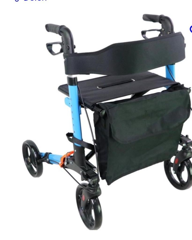 Rollator (nieuw&gemonteerd), Ophalen, Opvouwbaar, Nieuw