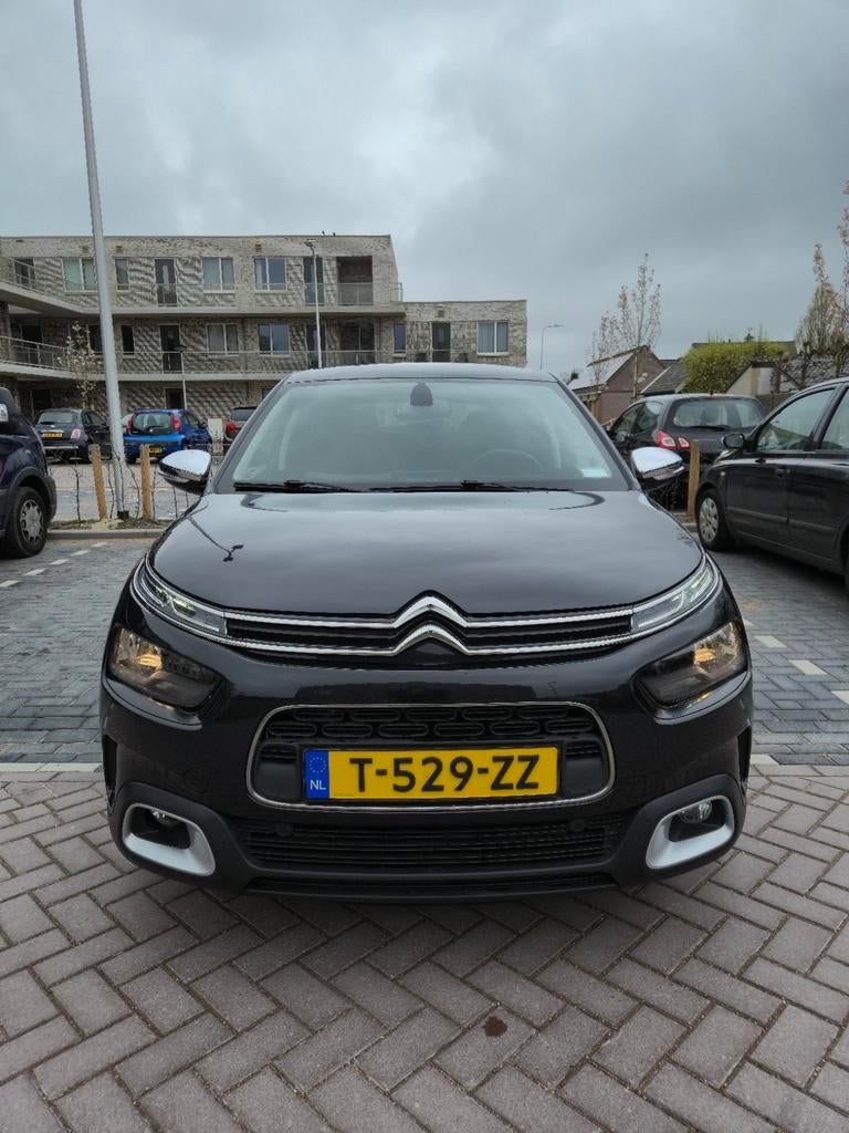 Citroën C4 Cactus Puretech 130pk S&S 2019 Zwart Panoramadak, Auto's, Stof, 1199 cc, Handgeschakeld, 3 cilinders