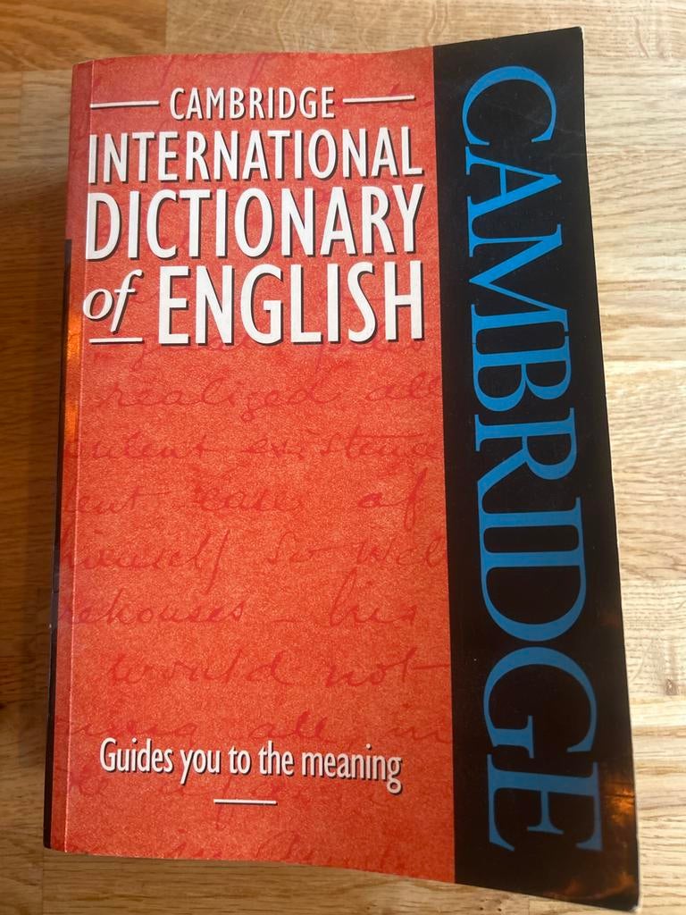 Cambridge International Dictionary of English, Ophalen of Verzenden, Gelezen, Overige uitgevers, Engels