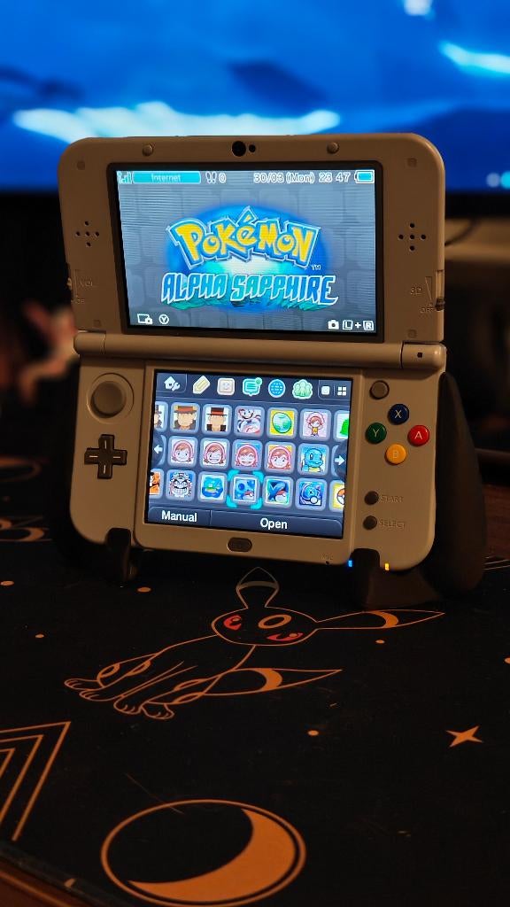 Grip voor Nintendo New 3DS XL, Ophalen of Verzenden, Zo goed als nieuw, Zwart, 3DS