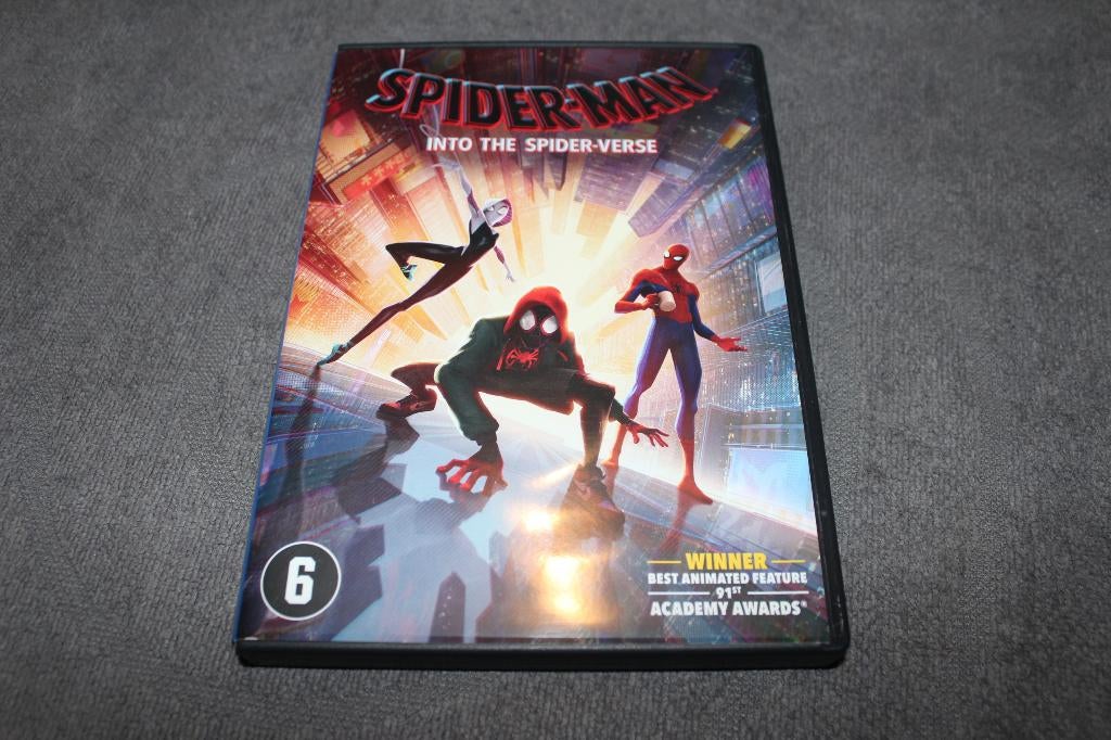 DVD Spider-Man into the Spider verse, Gebruikt, Amerikaans, Overige typen, Ophalen of Verzenden