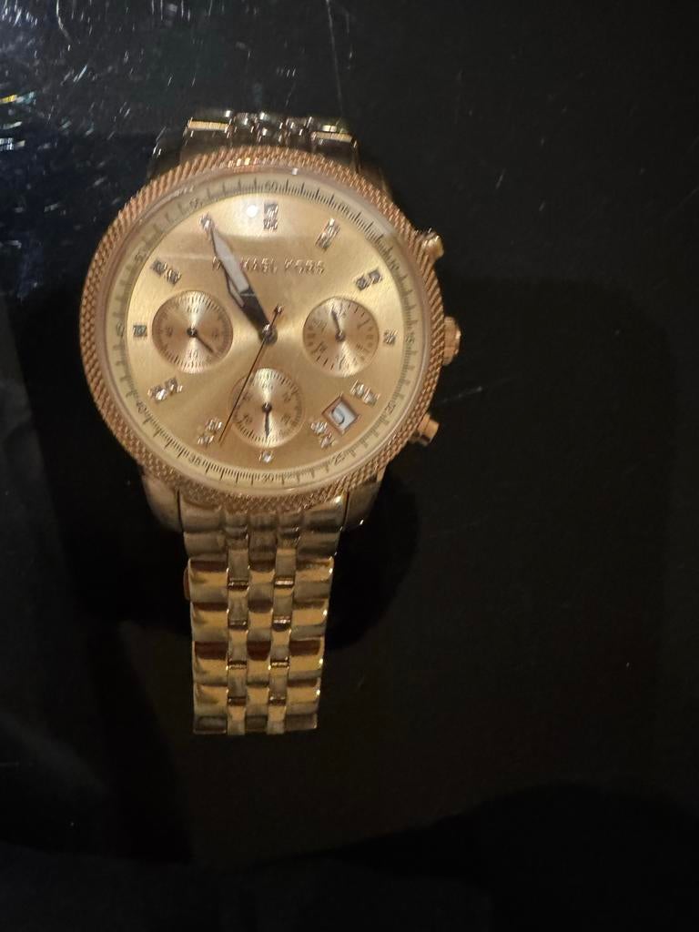 Michael Kors Roségoud Horloge - Elegant & Tijdloos, Overige merken, Staal, Polshorloge, Ophalen of Verzenden