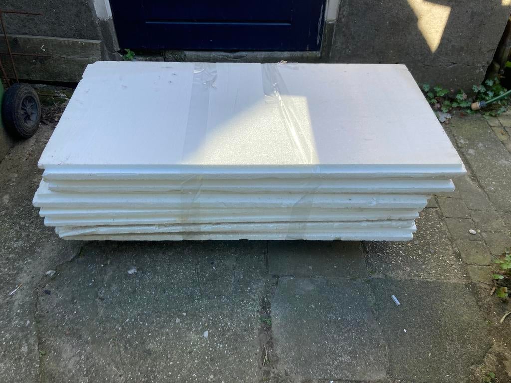 6 Piepschuim panelen + restje - Isolatie materiaal, Overige materialen, Zo goed als nieuw, Minder dan 5 m², Ophalen