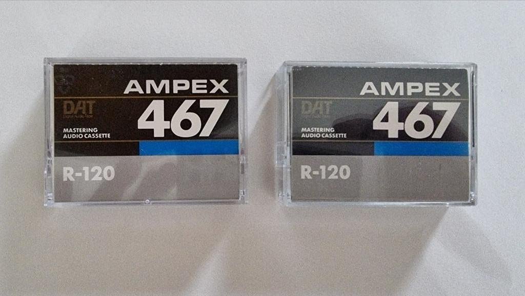 2 nieuwe Ampex DAT tapes R-120, Cd's en Dvd's, Cassettebandjes, Ophalen of Verzenden