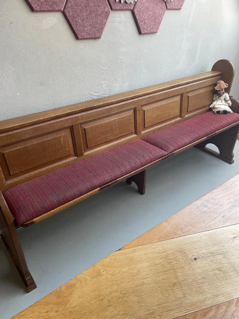 Authentieke kerkbank in goede staat, Ophalen