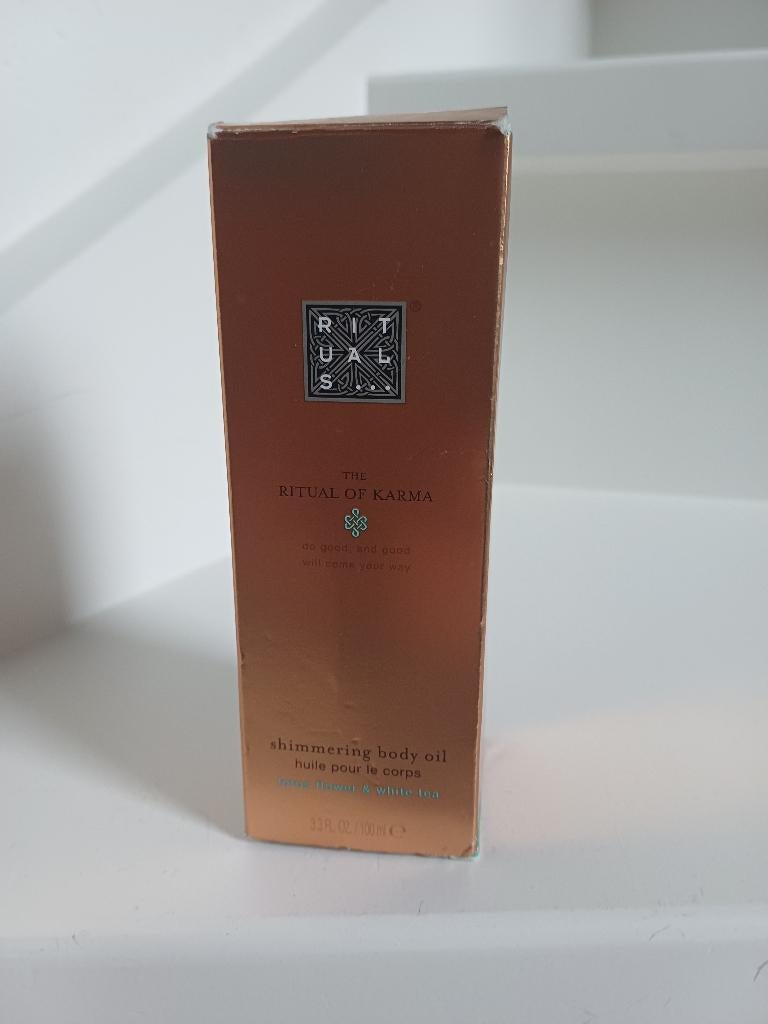 RITUALS KARMA SHIMMERING BODY OIL 100ML NIEUW, Sieraden, Tassen en Uiterlijk, Uiterlijk | Lichaamsverzorging, Ophalen of Verzenden