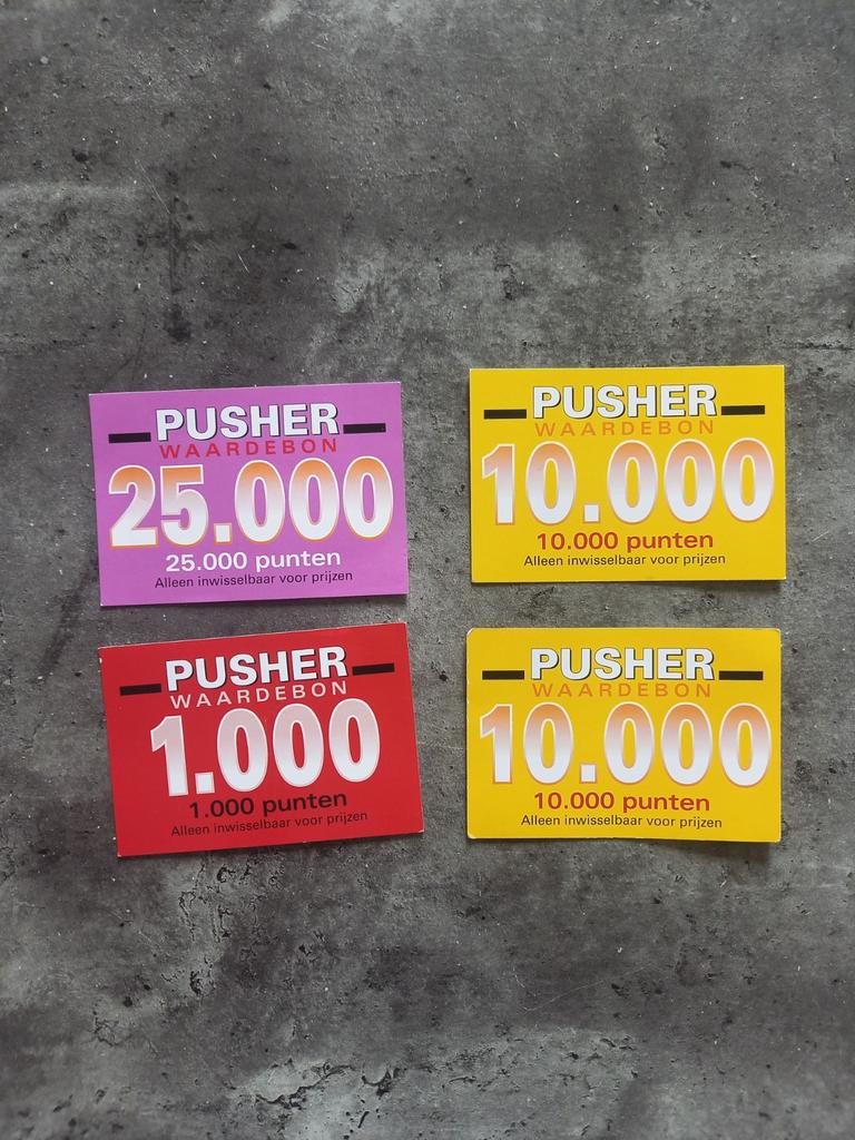 36.000 kermis pusher punten, Ophalen of Verzenden, Nieuw