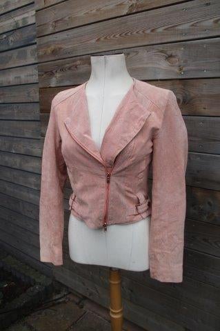 Bikerjasje roze Goosecraft mt S Vaste prijs OPRUIMING, Goosecraft, Verzenden, Jasje, Roze