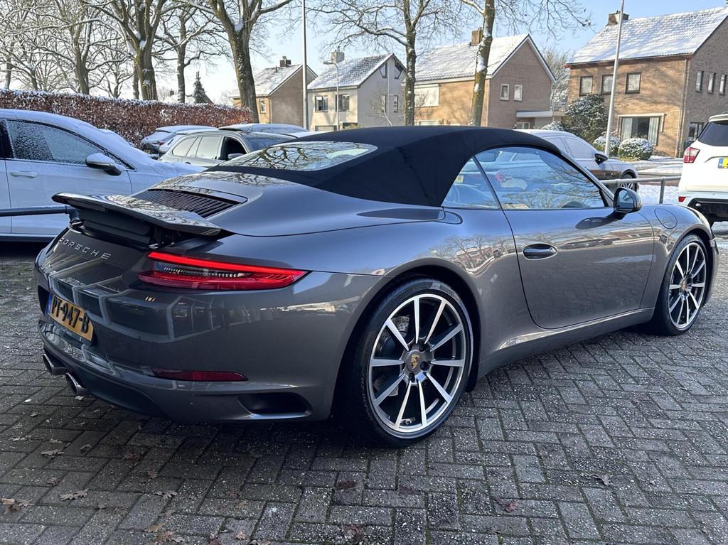 Porsche 911 Cabrio 3.0 Carrera NAP! Leer, Sportuitlaat, Blue, Auto's, Achterwielaandrijving, Gebruikt, Euro 6, Cabriolet