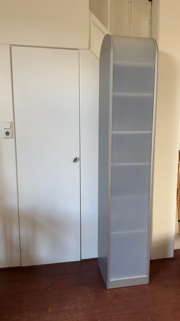 Pastoe fibre Amsterdammer grijs alu, Ophalen, Met plank(en), Gebruikt, 200 cm of meer