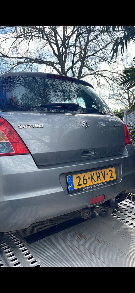 Suzuki Swift 1.3 D 5D 2008 Grijs apk dec 2026 met airco, Auto's, Suzuki, 74 pk, 4 cilinders, Swift, Bedrijf