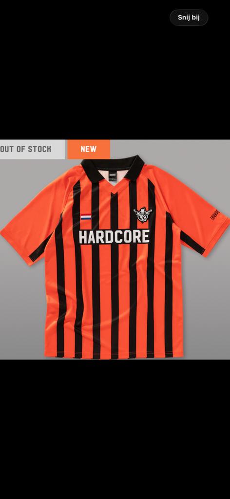 Thunderdome heritage soccer shirt., Maat XL, Ophalen of Verzenden, Zo goed als nieuw, Shirt