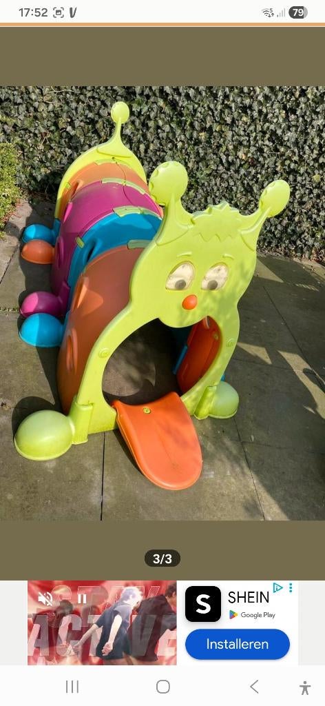 Feber Kruiprups is een vrolijke en uitnodigende kruiptunnel, Ophalen, Zo goed als nieuw