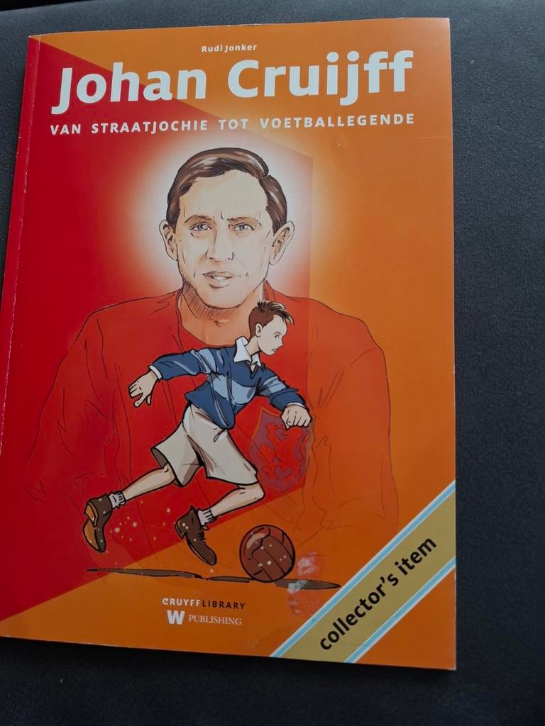 Johan Cruijff: Van Straatjochie tot Voetballegende, Ophalen, Zo goed als nieuw, Rudi Jonker, Balsport