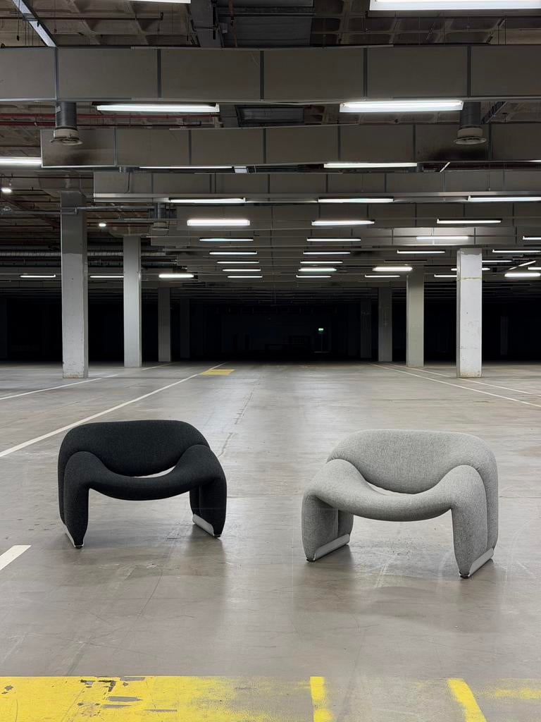 Artifort Groovy Chair by Pierre Paulin (2X) | NIEUWSTAAT, Designstoel Lounge Chair Stoel Stoelen Fauteuil Fauteuils, Minder dan 75 cm